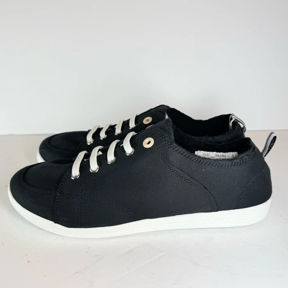 NWT Vionic Black Canvas Comfort Sneakers‎ Women’s Size 12